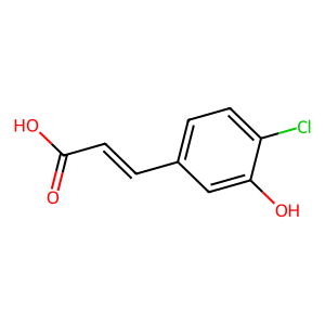 (E)-3-(4-Chloro-3-hydroxyphenyl)acrylic acid