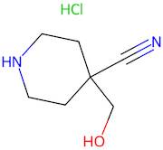 4-(Hydroxymethyl)piperidine-4-carbonitrile hydrochloride