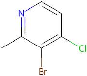 3-Bromo-4-chloro-2-methylpyridine