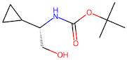 Tert-butyl (S)-(1-cyclopropyl-2-hydroxyethyl)carbamate