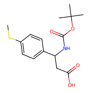 3-((Tert-butoxycarbonyl)amino)-3-(4-(methylthio)phenyl)propanoic acid