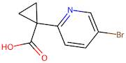 1-(5-Bromopyridin-2-yl)cyclopropane-1-carboxylic acid