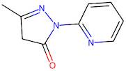 2,4-Dihydro-5-methyl-2-(2-pyridinyl)-3H-pyrazol-3-one