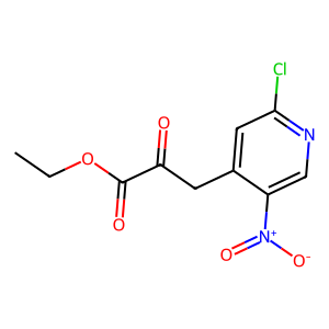 Ethyl 3-(2-chloro-5-nitropyridin-4-yl)-2-oxopropanoate