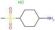 4-(Methylsulfonyl)cyclohexan-1-amine hydrochloride