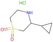 3-Cyclopropylthiomorpholine 1,1-dioxide hydrochloride