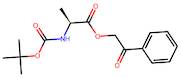 2-Oxo-2-phenylethyl (tert-butoxycarbonyl)-L-alaninate