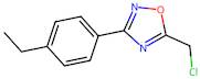 5-(Chloromethyl)-3-(4-ethylphenyl)-1,2,4-oxadiazole