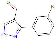 3-(3-Bromophenyl)-1h-pyrazole-4-carbaldehyde