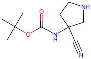 tert-Butyl N-(3-cyanopyrrolidin-3-yl)carbamate