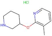 3-Methyl-2-(piperidin-3-yloxy)pyridine hydrochloride