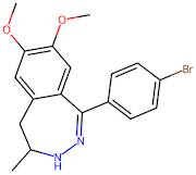 1-(4-Bromophenyl)-7,8-dimethoxy-4-methyl-4,5-dihydro-3H-benzo[d][1,2]diazepine