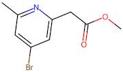 Methyl 2-(4-bromo-6-methylpyridin-2-yl)acetate