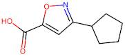 3-Cyclopentyl-1,2-oxazole-5-carboxylic acid