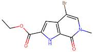 Ethyl 4-bromo-6-methyl-7-oxo-6,7-dihydro-1H-pyrrolo[2,3-c]pyridine-2-carboxylate