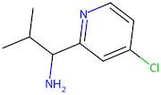 1-(4-Chloropyridin-2-yl)-2-methylpropan-1-amine