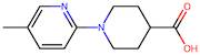 1-(5-Methylpyridin-2-yl)piperidine-4-carboxylic acid