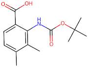 2-((Tert-butoxycarbonyl)amino)-3,4-dimethylbenzoic acid