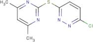 3-Chloro-6-[(4,6-dimethylpyrimidin-2-yl)thio]pyridazine