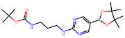 tert-Butyl (3-((5-(4,4,5,5-tetramethyl-1,3,2-dioxaborolan-2-yl)pyrimidin-2-yl)amino)propyl)carbama…