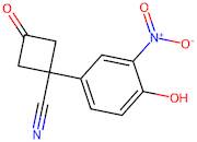 1-(4-Hydroxy-3-nitrophenyl)-3-oxocyclobutanecarbonitrile