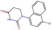 1-(4-Bromonaphthalen-1-yl)dihydropyrimidine-2,4(1H,3H)-dione