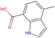 4-Methyl-1h-indole-7-carboxylic acid