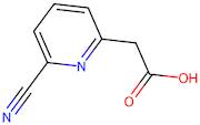 2-(6-Cyanopyridin-2-yl)acetic acid