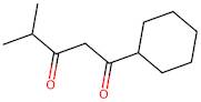 1-Cyclohexyl-4-methylpentane-1,3-dione