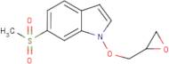 6-(Methylsulphonyl)-1-(oxiran-2-ylmethoxy)-1H-indole