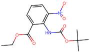 Ethyl 2-((tert-butoxycarbonyl)amino)-3-nitrobenzoate