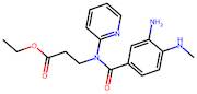 Ethyl 3-[[3-amino-4-(methylamino)benzoyl](pyridin-2-yl)amino]propionate