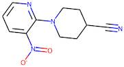 1-(3-Nitropyridin-2-yl)piperidine-4-carbonitrile