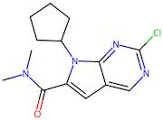 2-Chloro-7-cyclopentyl-N,N-dimethyl-7H-pyrrolo[2,3-d]pyrimidine-6-carboxamide