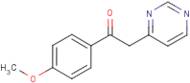 1-(4-Methoxyphenyl)-2-(pyrimidin-4-yl)ethan-1-one