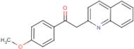 1-(4-Methoxyphenyl)-2-(quinolin-2-yl)ethan-1-one