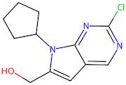 2-Chloro-7-cyclopentyl-7H-pyrrolo[2,3-d]pyrimidine-6-methanol