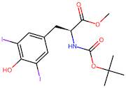 Methyl (S)-2-((tert-butoxycarbonyl)amino)-3-(4-hydroxy-3,5-diiodophenyl)propanoate