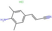 (E)-3-(4-Amino-3,5-dimethylphenyl)acrylonitrile hydrochloride