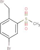 4-Bromo-2-(methylsulphonyl)benzyl bromide