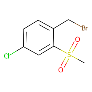 4-Chloro-2-(methylsulphonyl)benzyl bromide