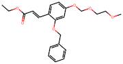 Ethyl (E)-3-(2-(benzyloxy)-4-((2-methoxyethoxy)methoxy)phenyl)acrylate