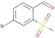 4-Bromo-2-(methylsulphonyl)benzaldehyde