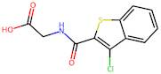 2-[(3-chloro-1-benzothiophen-2-yl)formamido]acetic acid