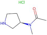 N-Methyl-N-[(3R)-pyrrolidin-3-yl]acetamide hydrochloride