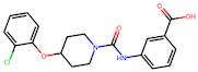 3-(4-(2-Chlorophenoxy)piperidine-1-carboxamido)benzoic acid