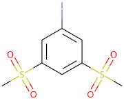 1-Iodo-3,5-bis(methylsulphonyl)benzene