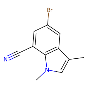 5-Bromo-1,3-dimethyl-1H-indole-7-carbonitrile