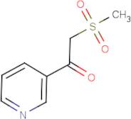 3-[(Methylsulphonyl)acetyl]pyridine