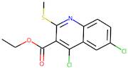 Ethyl 4,6-dichloro-2-(methylthio)quinoline-3-carboxylate